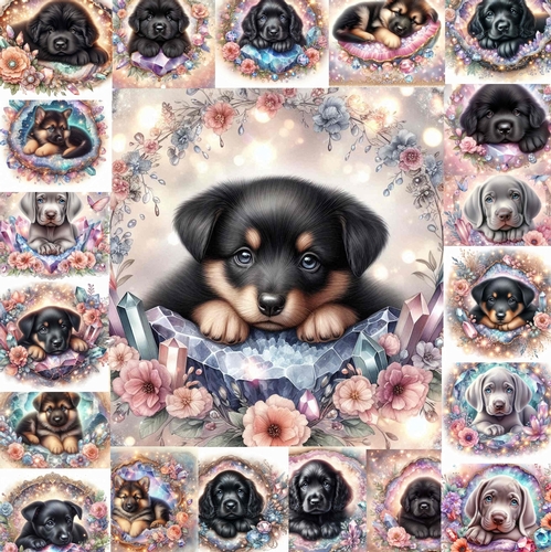 Puppy Dreams and Crystal Blooms 15