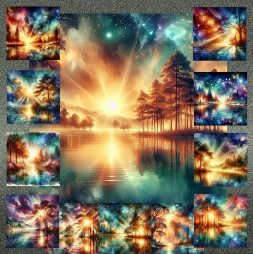 Magical Morning Lake 