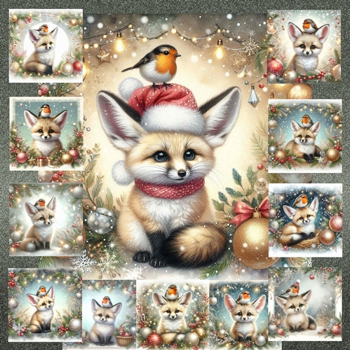 Festive Fox Robin 1