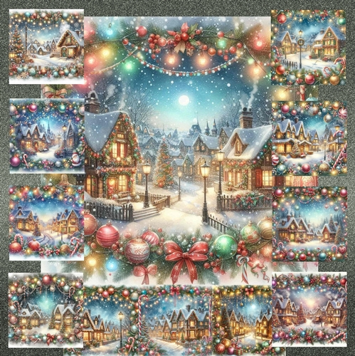 Pretty Christmas Village 2