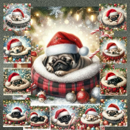 O Silent Night Pups 12
