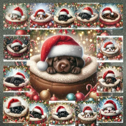 O Silent Night Pups 13
