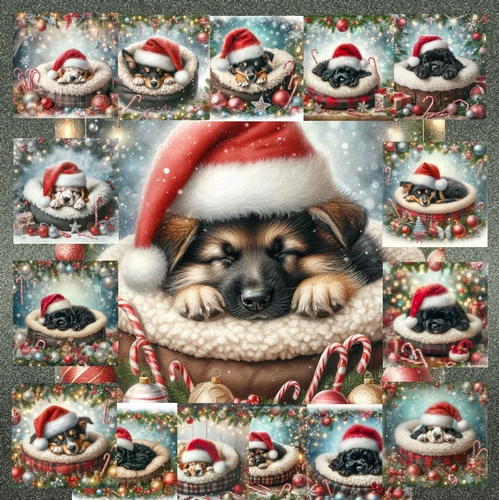 O Silent Night Pups 15