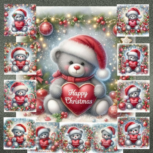 Christmas Greeting Bear 1