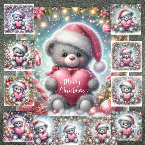 Christmas Greeting Bear 2