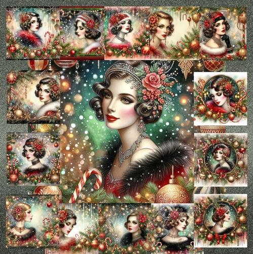 Art Deco Christmas Glamour 3