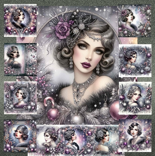 Art Deco Christmas Glamour 4