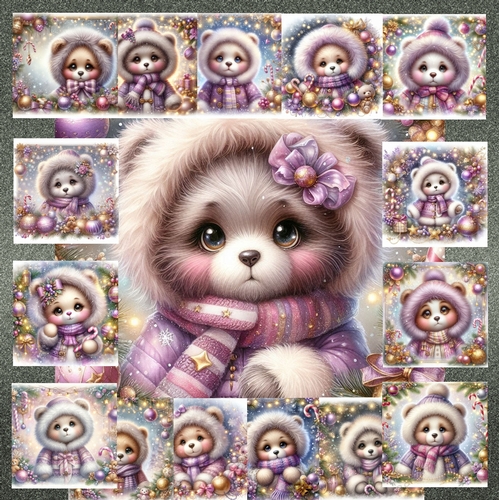 Cute Christmas Bears  1