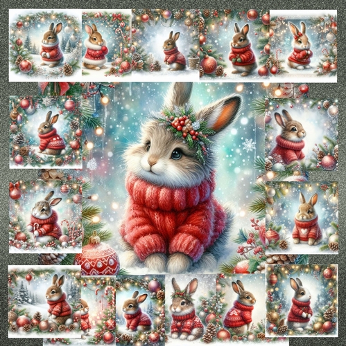  Christmas Bunnie Wishes