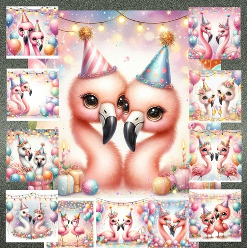 Party Flamingos