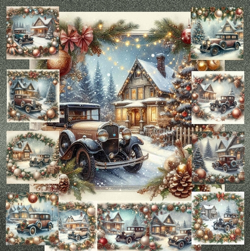  Classic Christmas Cars 1