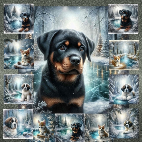 Winter Pond Pups 2