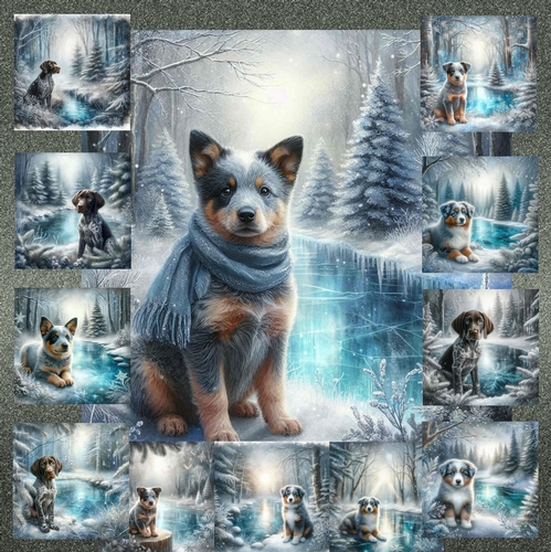 Winter Pond Pups 3