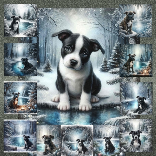 Winter Pond Pups 7