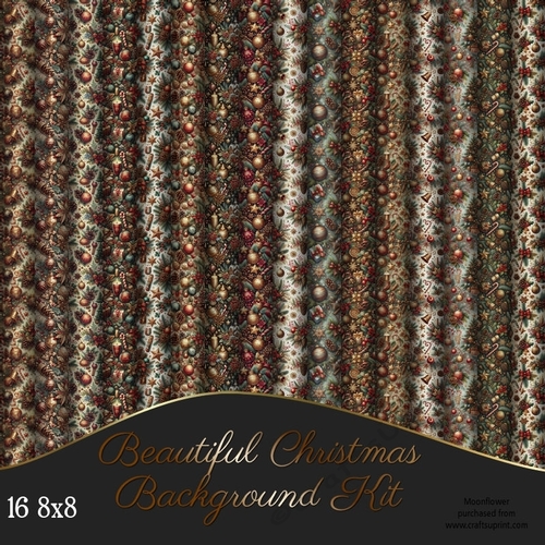 Beautiful Christmas Background Kit 