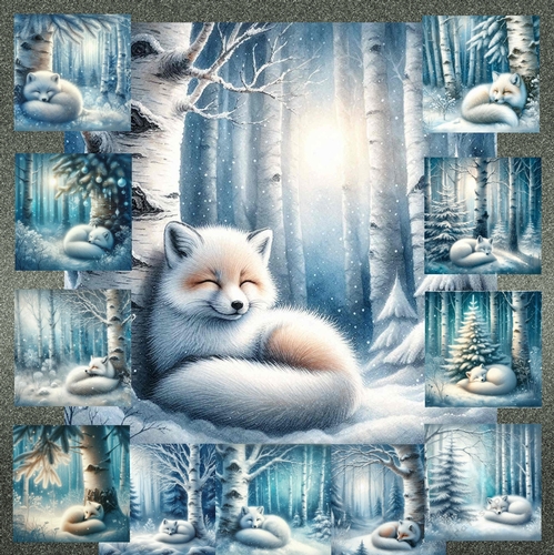 Winter Forest Fox