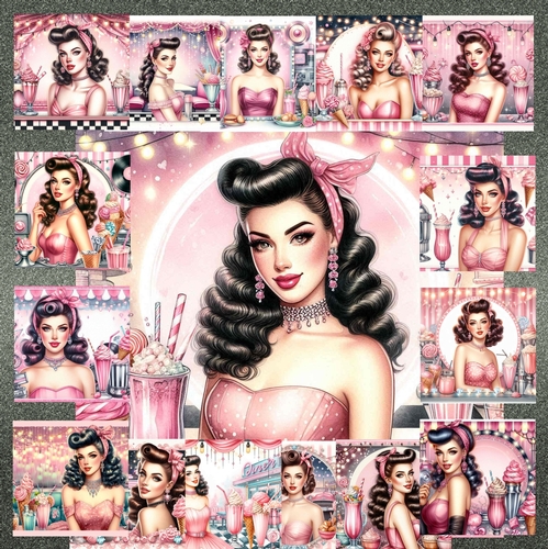 Pink Diner Girls 2
