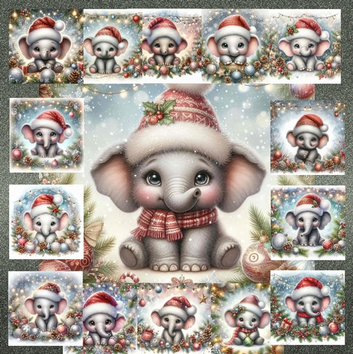 Festive Elephants