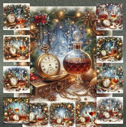 Christmas Pocket Watch 1