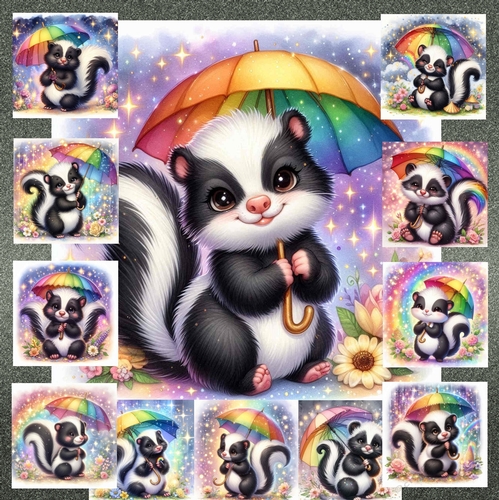 Rainbow Raccoon 