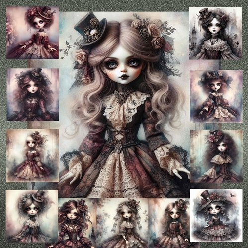 Victorian Gothic Doll 