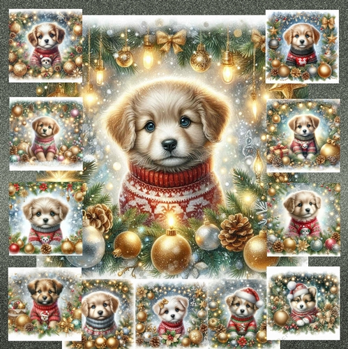 Festive Sweater Puppy