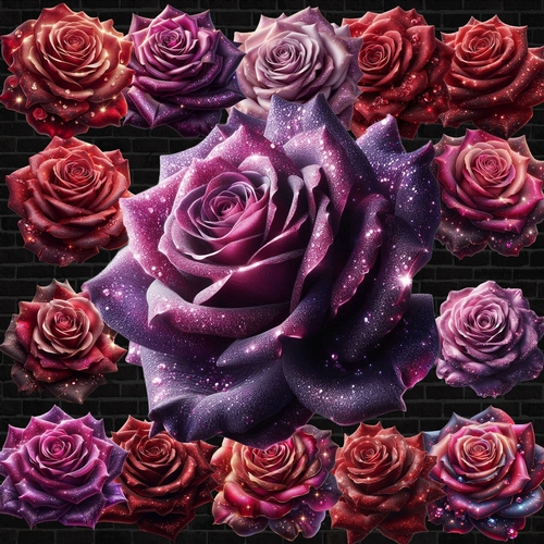 Glitter Roses 
