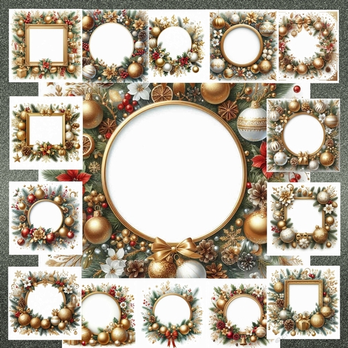 Blank Festive Frames