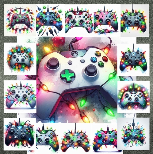 Festive Game Controller 