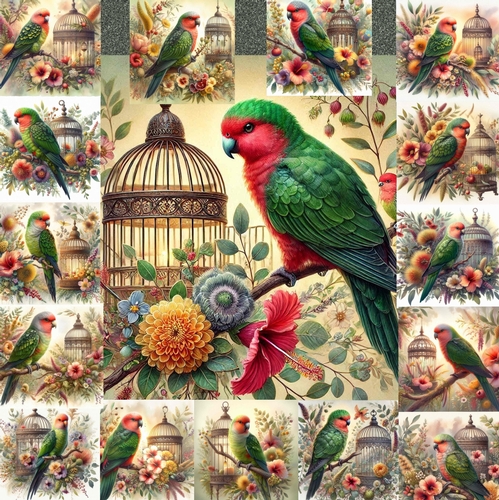 Female King Parrot CUSTOMER REQUEST