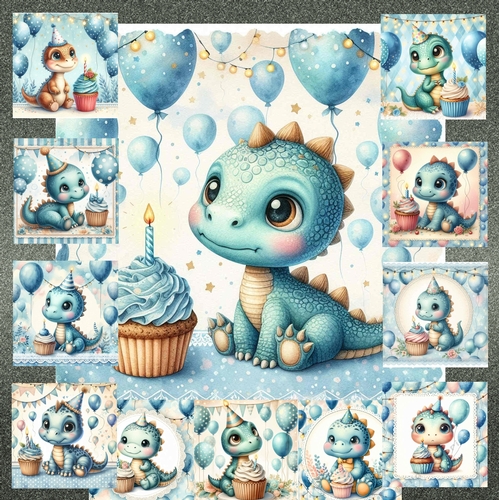 Cupcake Dino 1