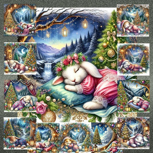 Christmas Hallow Bunnie 