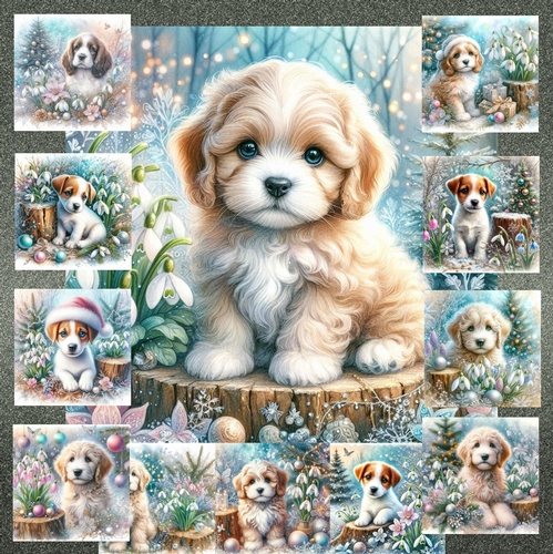 Frosty Snow Drops And Furry Friends 6
