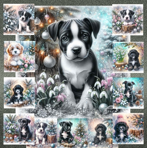 Frosty Snow Drops And Furry Friends 7