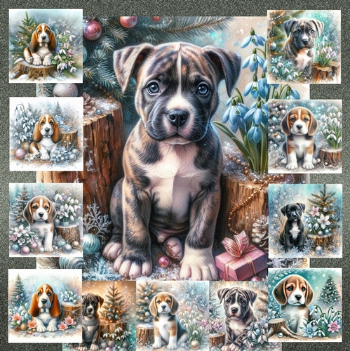 Frosty Snow Drops And Furry Friends 8