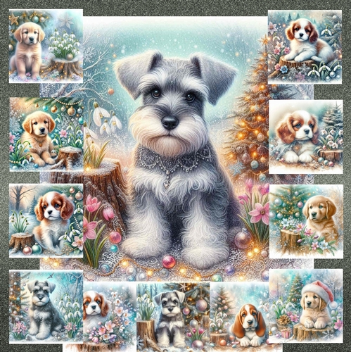 Frosty Snow Drops And Furry Friends 9