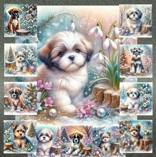 Frosty Snow Drops And Furry Friends 10