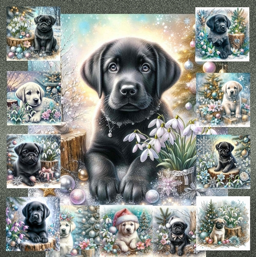 Frosty Snow Drops And Furry Friends 13