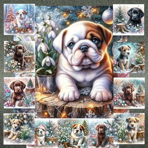 Frosty Snow Drops And Furry Friends 14