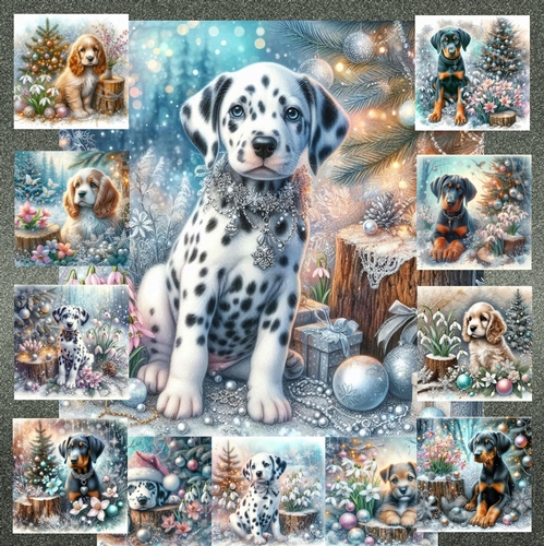 Frosty Snow Drops And Furry Friends 15