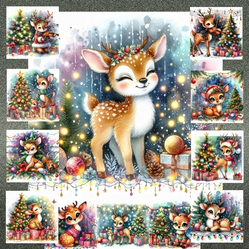 Merry Christmas Deer