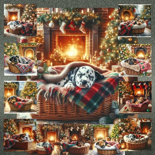 Festive Snooze Pups 4