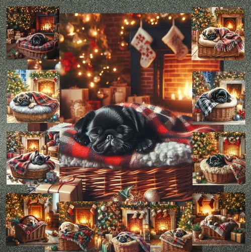 Festive Snooze Pups 6