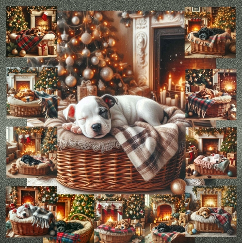Festive Snooze Pups 12