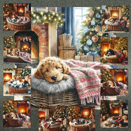 Festive Snooze Pups 13