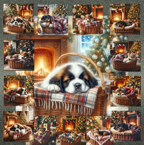 Festive Snooze Pups 16