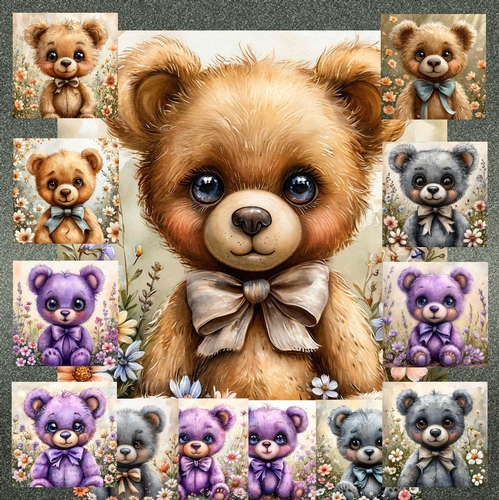 Floral Bears