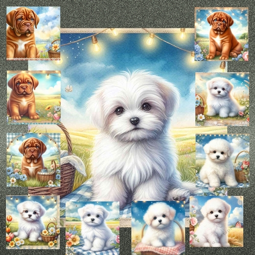Spring Picnic Pups 1