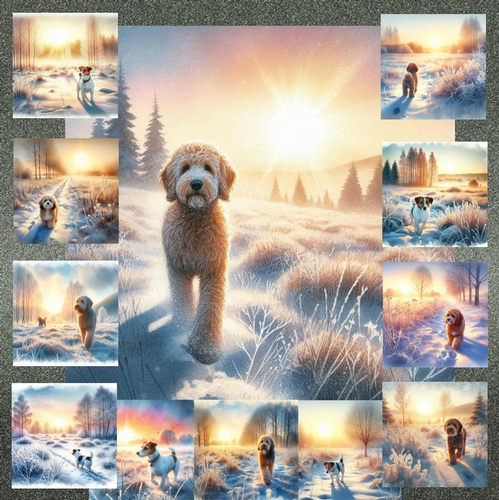 Frosty Paws at Dawn 6
