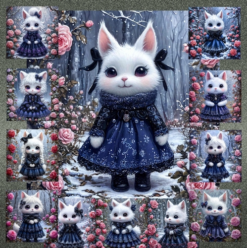 Rose Garden Kitty